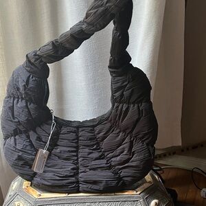 Black Quilted Women's Bag